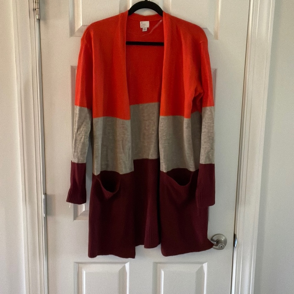 A New Day Cardigan Virginia Tech Hokie Colors